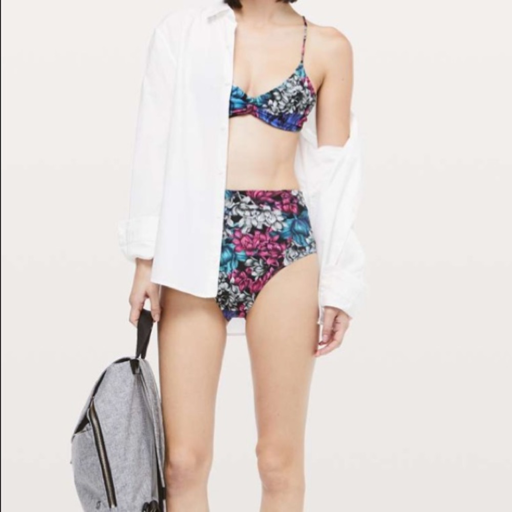 Lululemon bikini set top sz 6 bottom sz 8